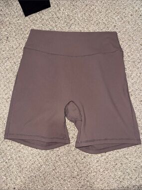 Buffbunny legacy 6” High-Waist Women’s me Bike Shorts in a light purplish color